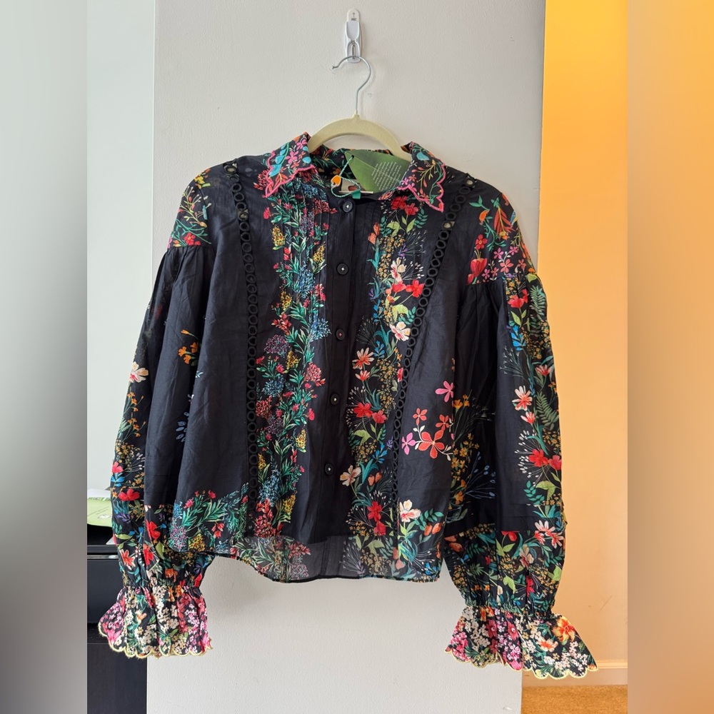 Farm Rio Floral Blouse - Picture 2 of 3